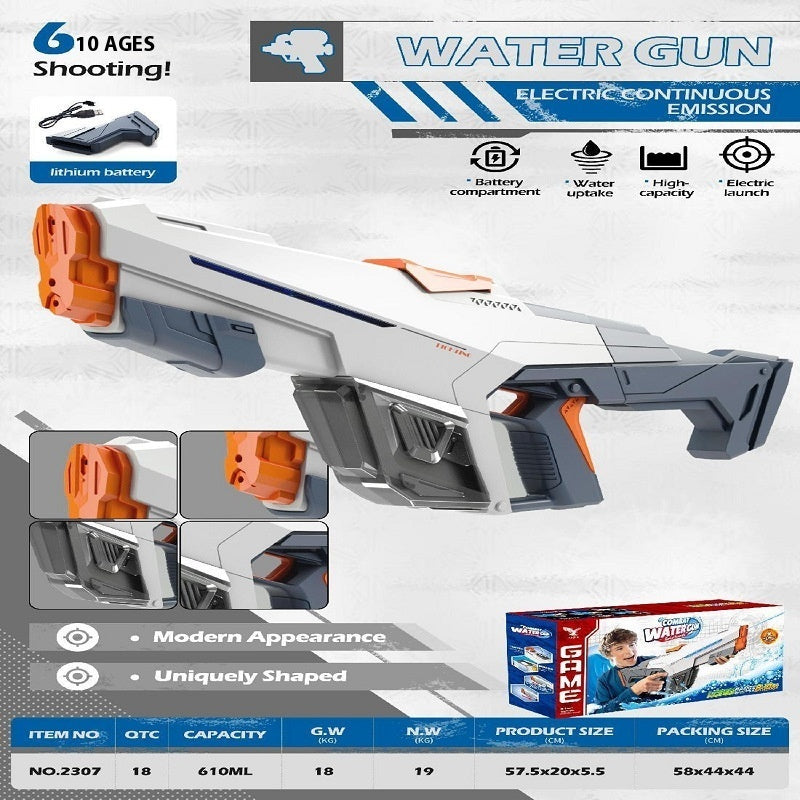 Futuristic Blaster Watercannon – Sci-Fi Soaker with Scope