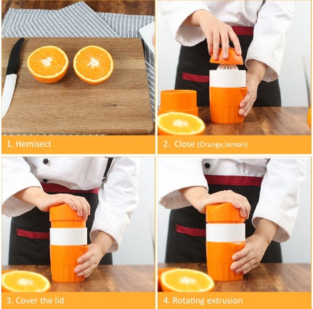 Manual Citrus Juicer – Handheld Press for Fresh Juice