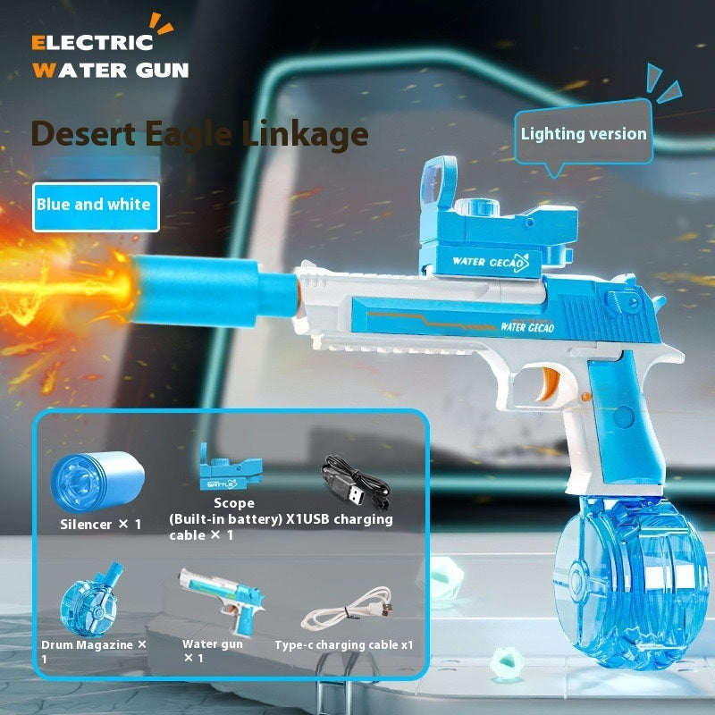 Fire Rat Electric Water Pistol – Auto-Soak & Light FX
