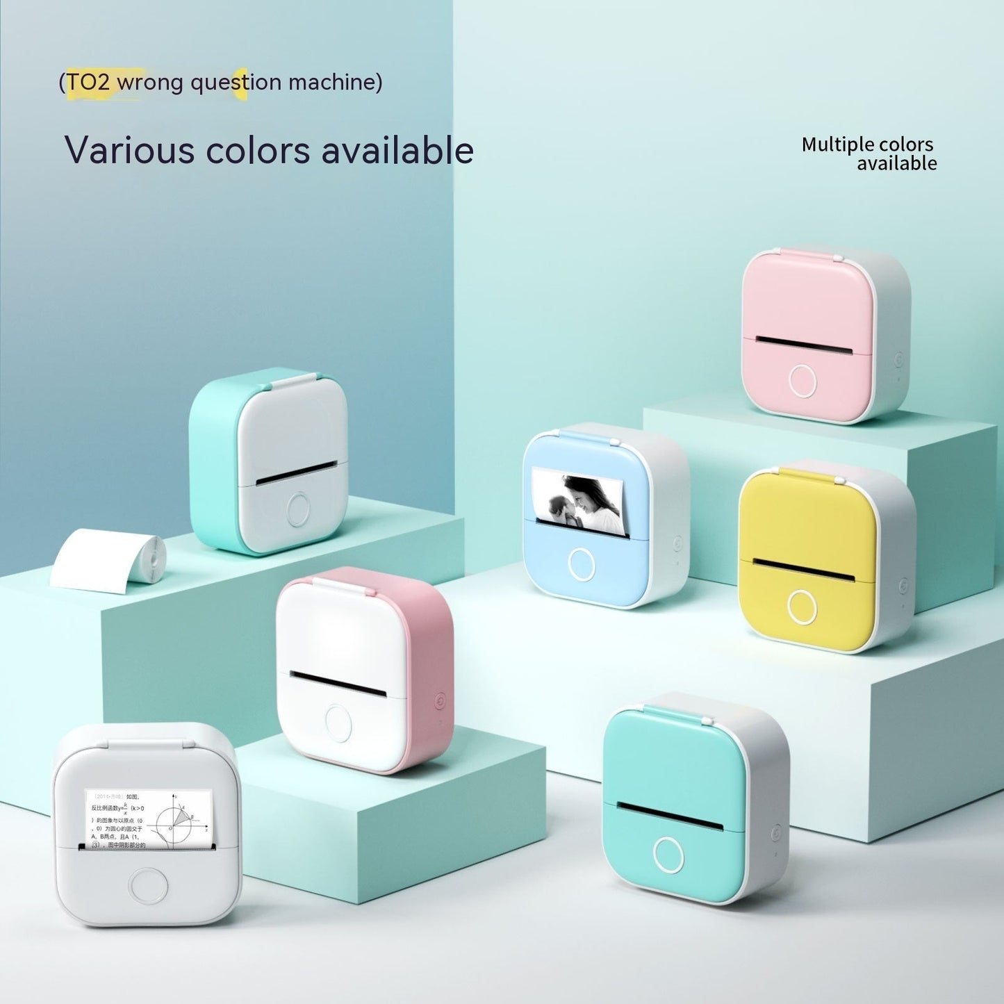 Mini Bluetooth Label Printer – Inkless, Portable & Fun