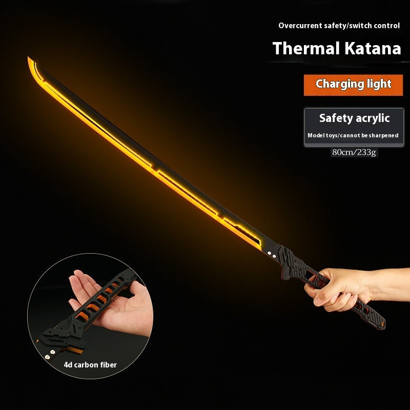 Thermal Energy Samurai Sword – Glowing Display Toy Sword