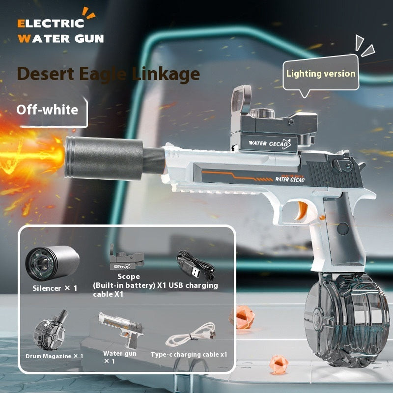 Fire Rat Electric Water Pistol – Auto-Soak & Light FX