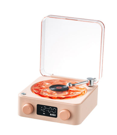 Retro Bluetooth Turntable Speaker – Vinyl-Style Vibes