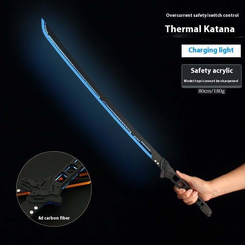 Thermal Energy Samurai Sword – Glowing Display Toy Sword