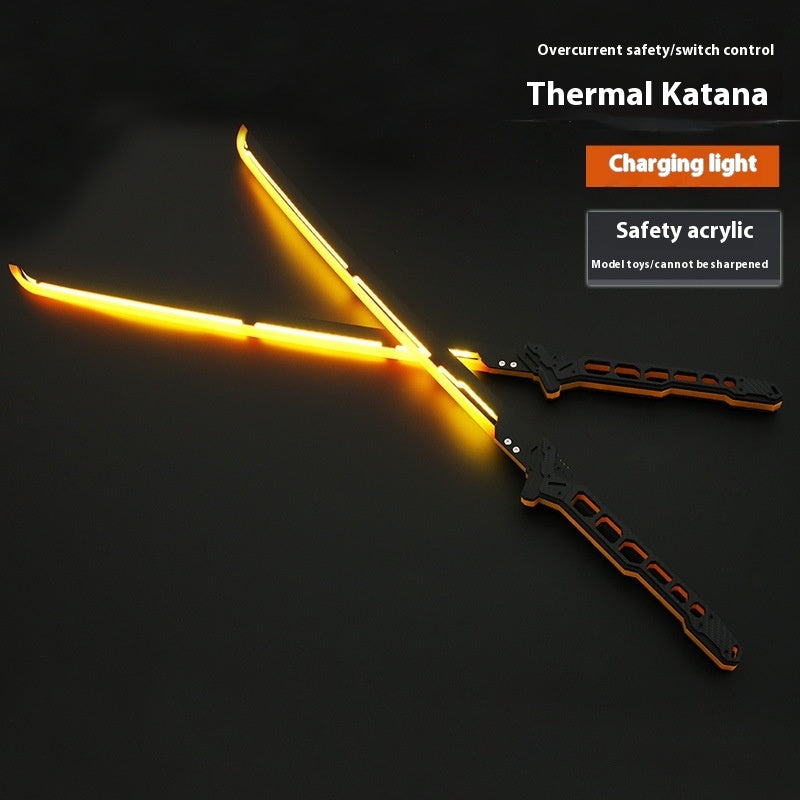 Thermal Energy Samurai Sword – Glowing Display Toy Sword