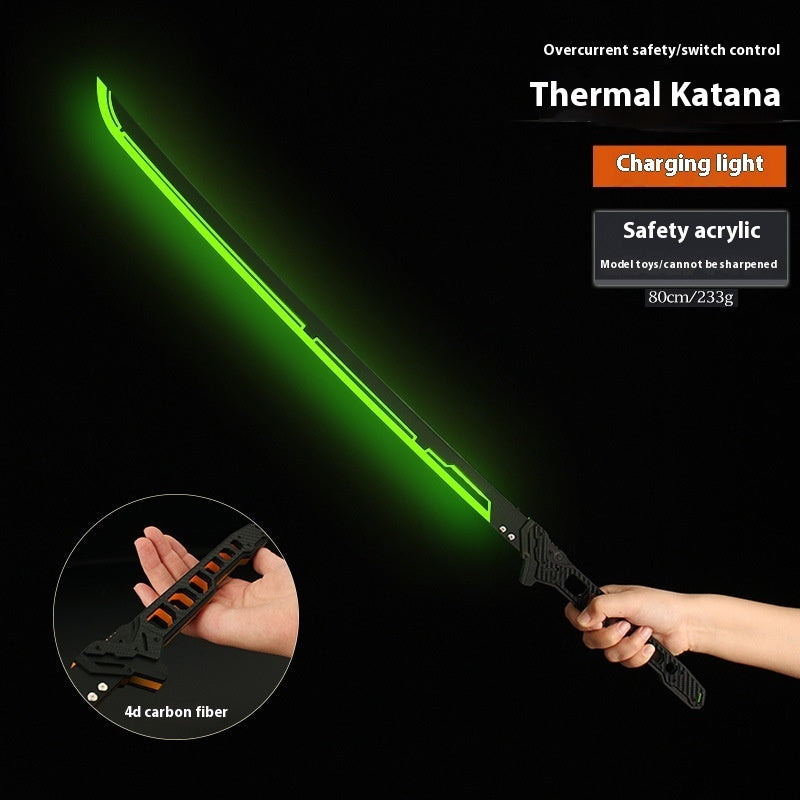 Thermal Energy Samurai Sword – Glowing Display Toy Sword