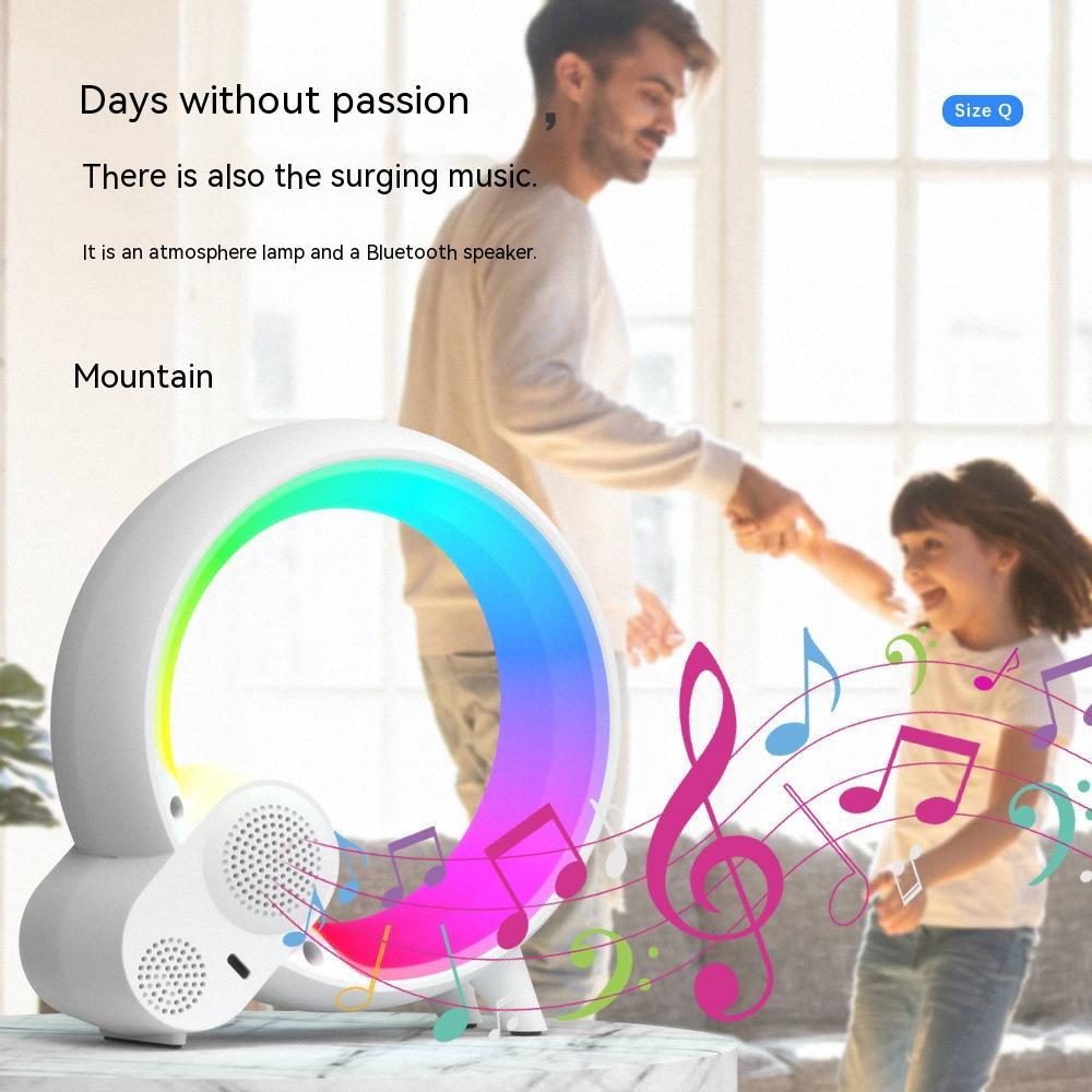 RGB Halo Alarm Clock with Sunrise Light & LED Display