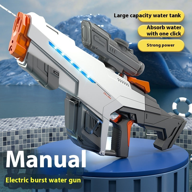 Futuristic Blaster Watercannon – Sci-Fi Soaker with Scope