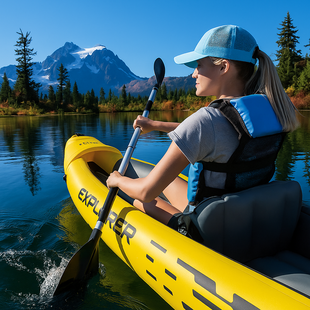 Explorer K2 Inflatable Kayak Set (2-Person)