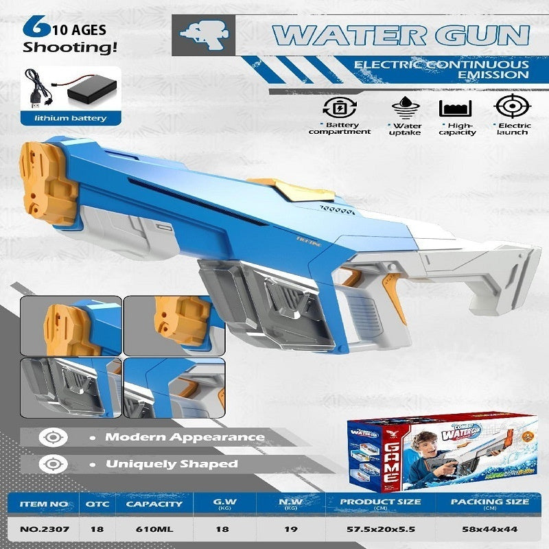 Futuristic Blaster Watercannon – Sci-Fi Soaker with Scope