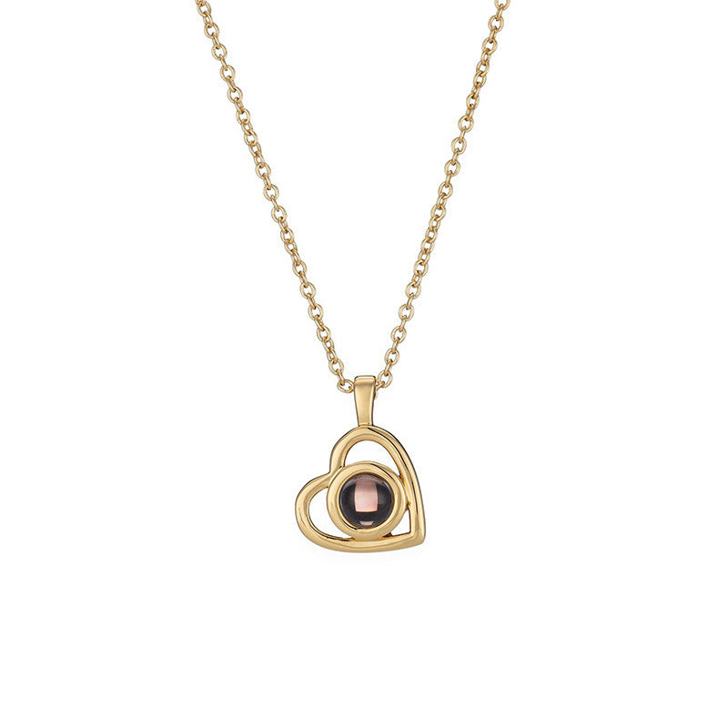 “I Love You” Projection Necklace – 100 Languages Nano Gift