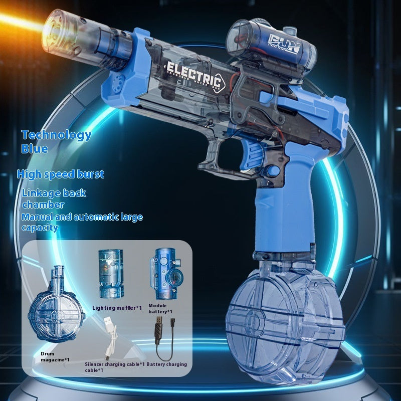 Fire Rat Electric Water Pistol – Auto-Soak & Light FX