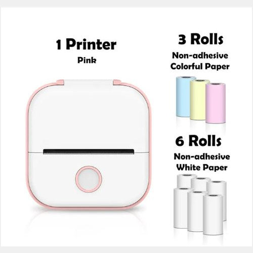 Mini Bluetooth Label Printer – Inkless, Portable & Fun