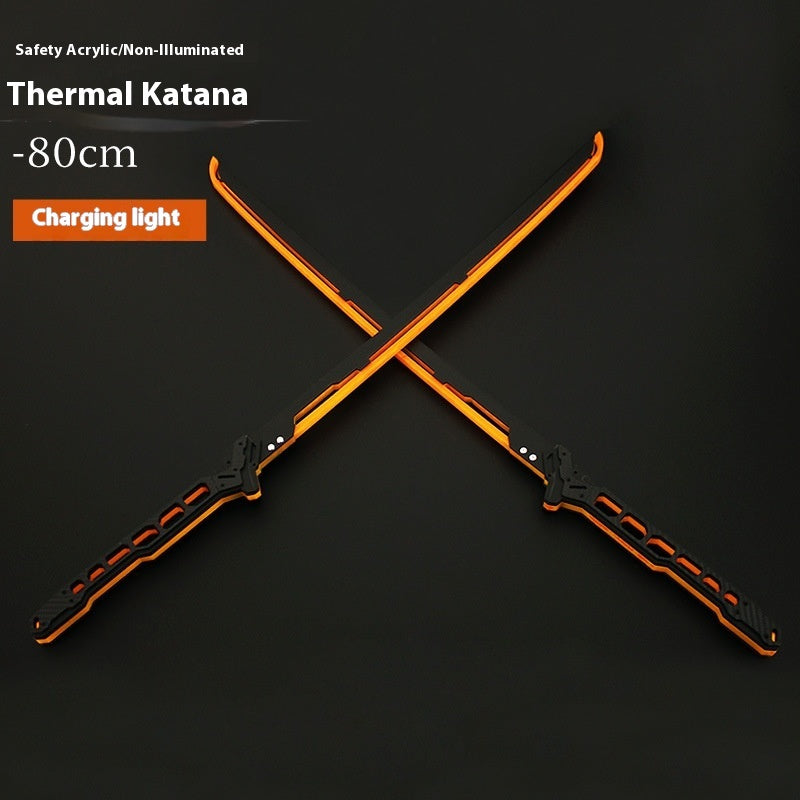 Thermal Energy Samurai Sword – Glowing Display Toy Sword