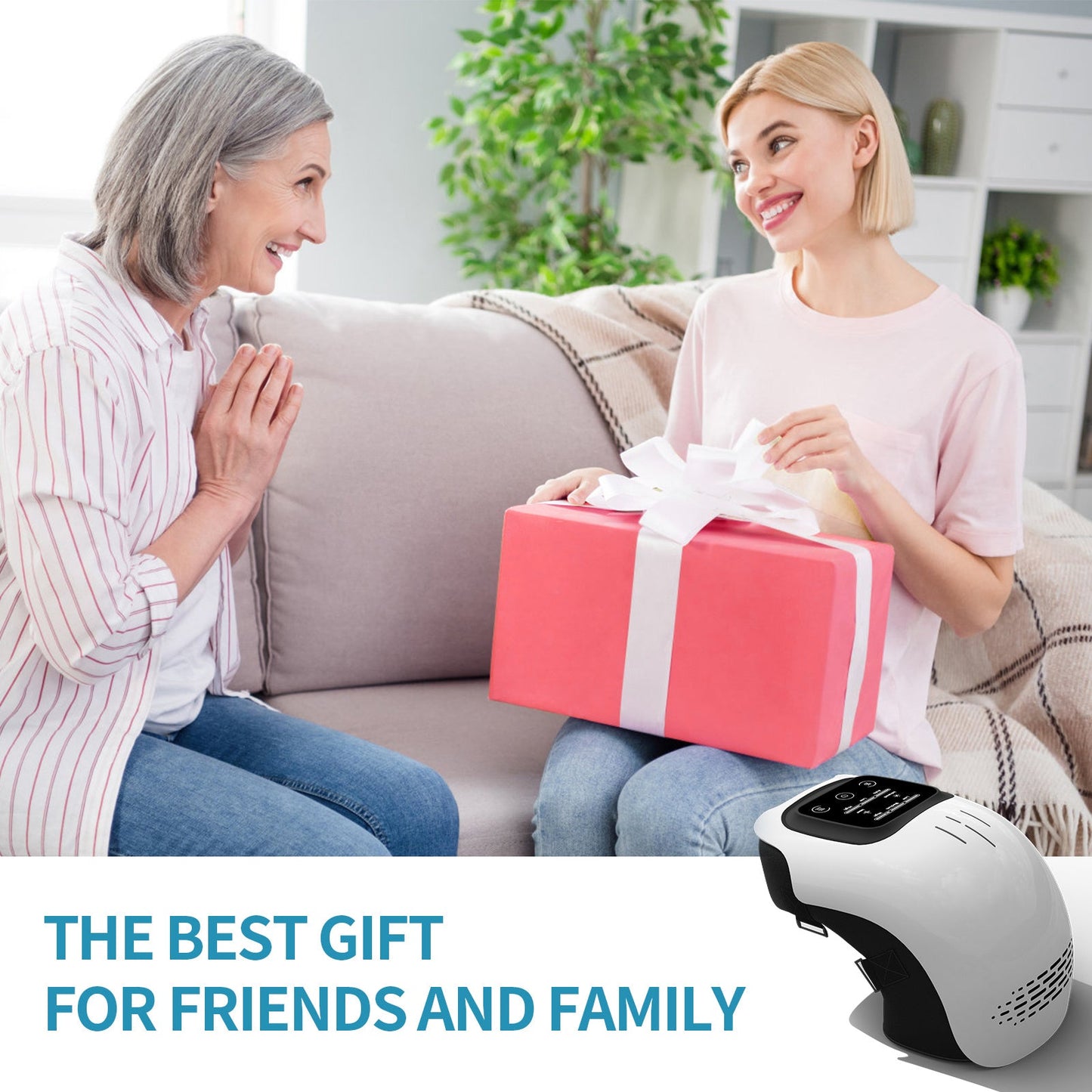 Smart Knee Massager – Heat, Vibration & Air Therapy