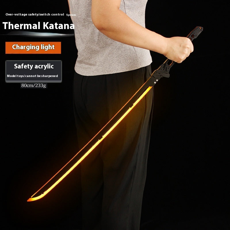 Thermal Energy Samurai Sword – Glowing Display Toy Sword