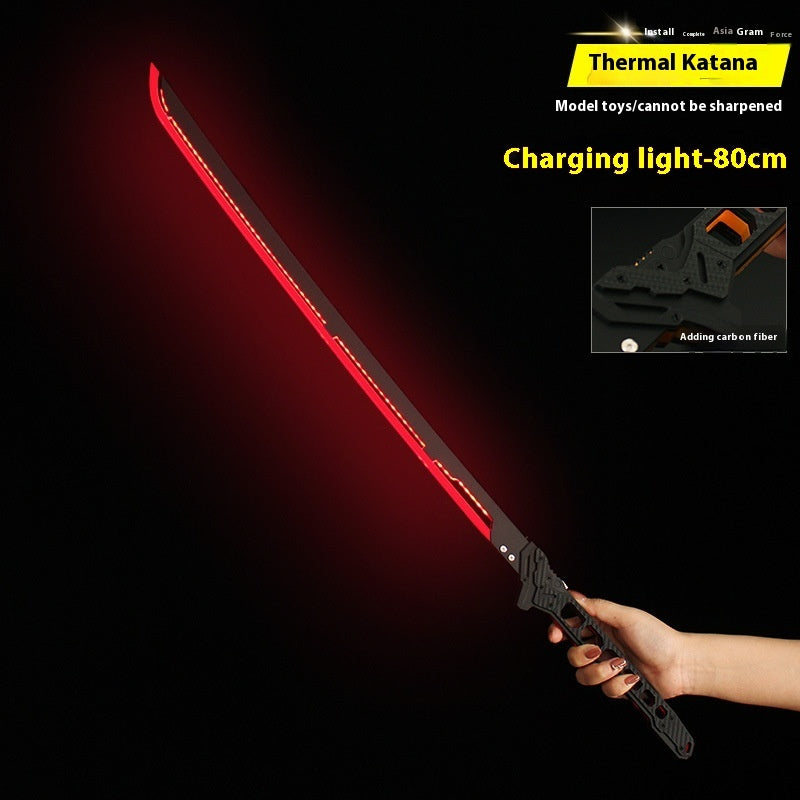 Thermal Energy Samurai Sword – Glowing Display Toy Sword