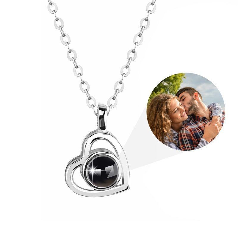 “I Love You” Projection Necklace – 100 Languages Nano Gift