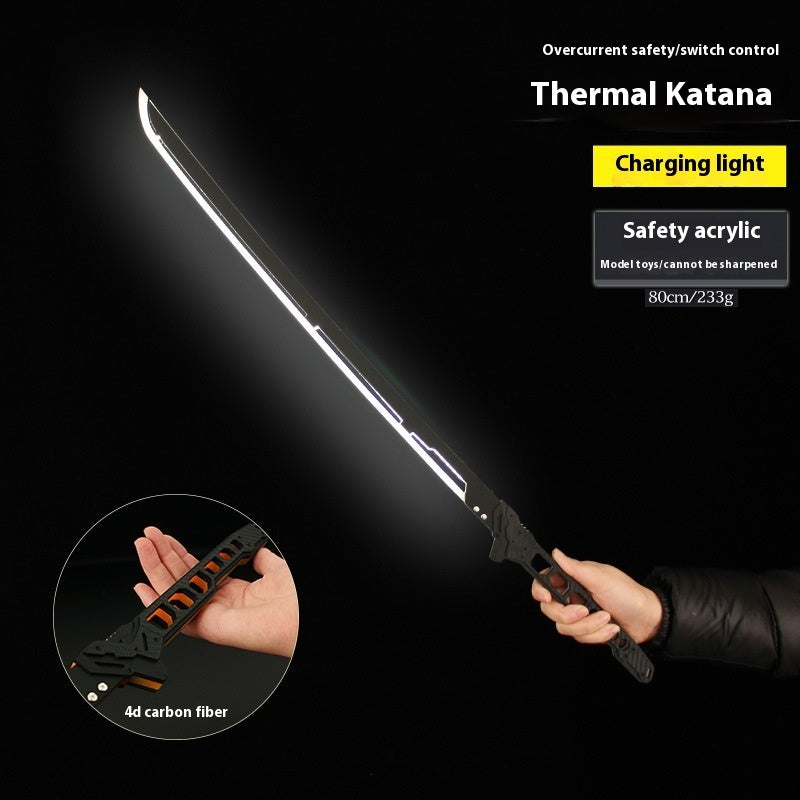Thermal Energy Samurai Sword – Glowing Display Toy Sword