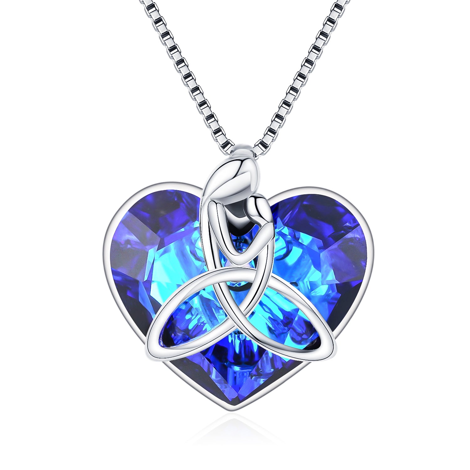 Eternal Bond – Celtic Knot Heart Necklace