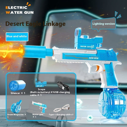 Fire Rat Electric Water Pistol – Auto-Soak & Light FX