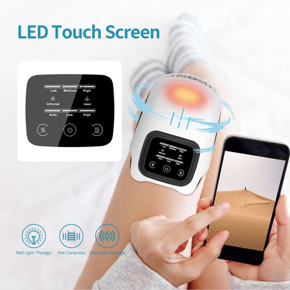 Smart Knee Massager – Heat, Vibration & Air Therapy