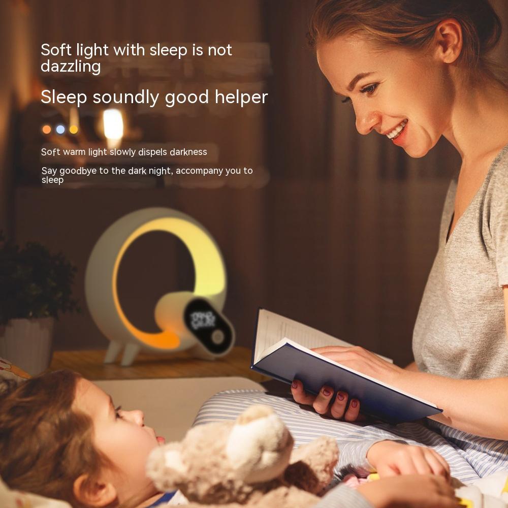 RGB Halo Alarm Clock with Sunrise Light & LED Display