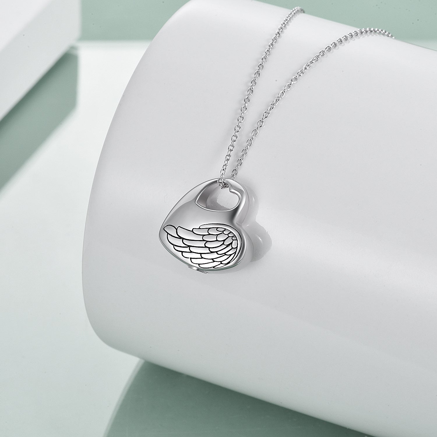 Paw Prints on Your Heart – Pet Urn Necklace