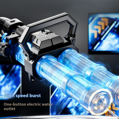 Electric Gatling Water Blaster – 3-Barrel Power Soaker