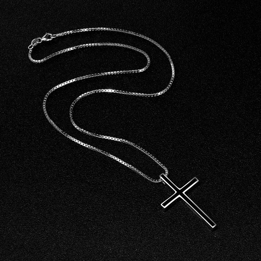Strength in Faith – Sterling Silver Cross