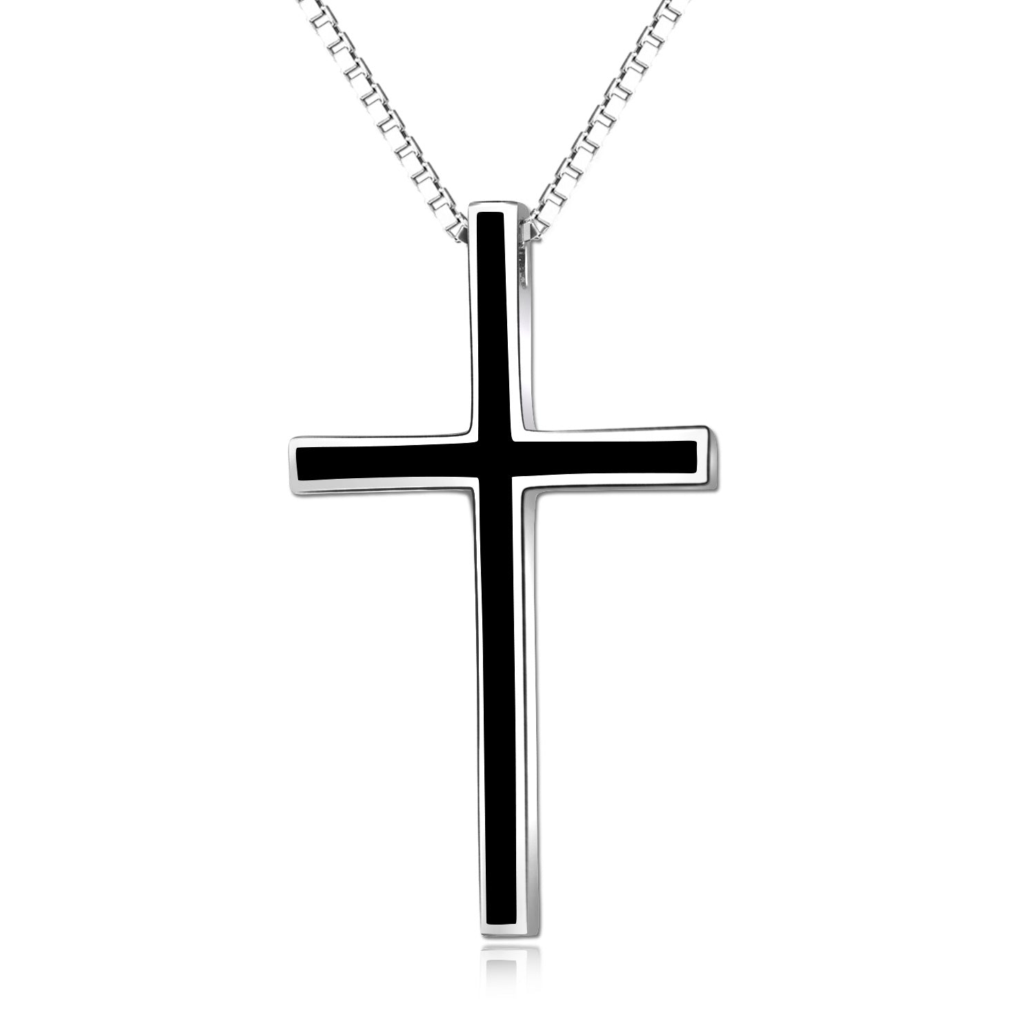 Strength in Faith – Sterling Silver Cross