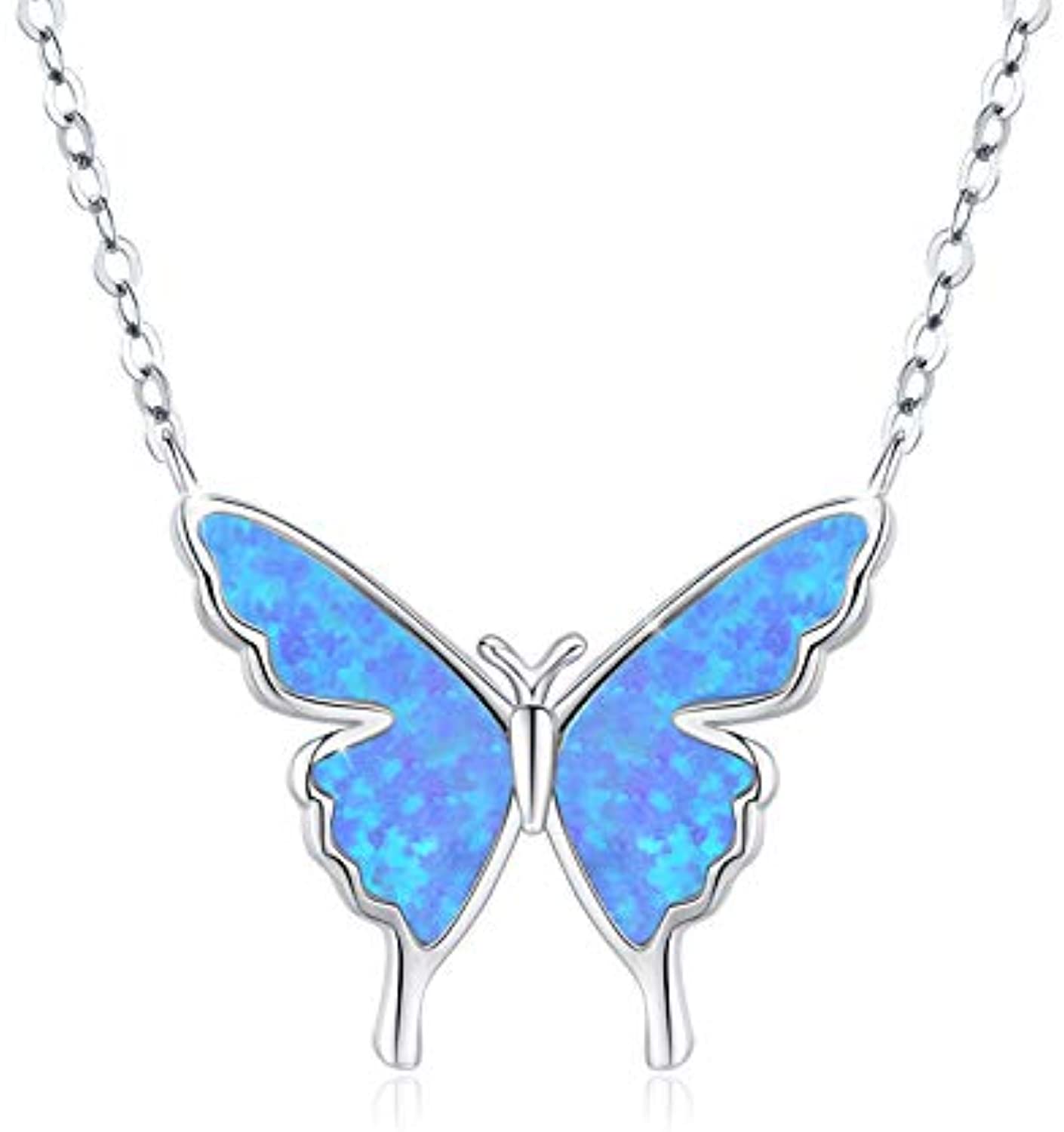 Spread Your Wings – Opal Butterfly Necklace