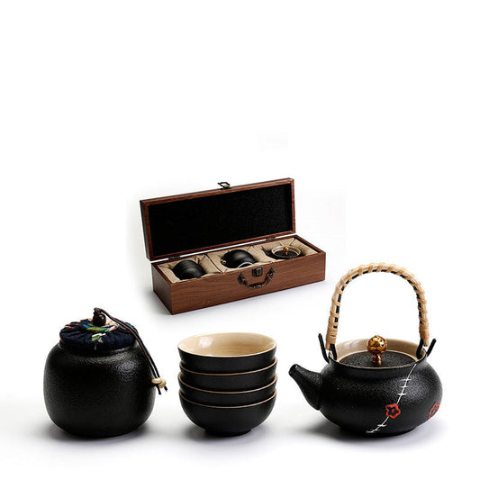 Ceramic Kung Fu Tea Set – Elegant Gift for Guests & Clients