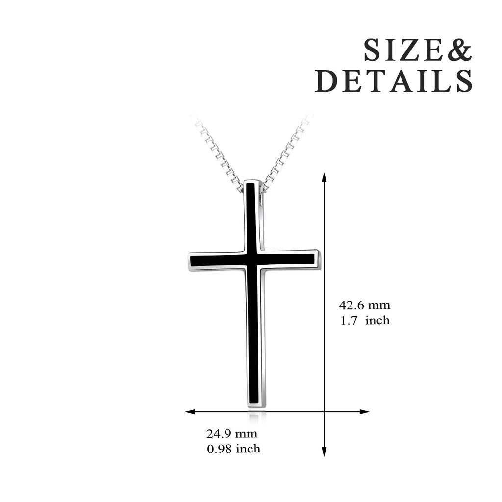Strength in Faith – Sterling Silver Cross