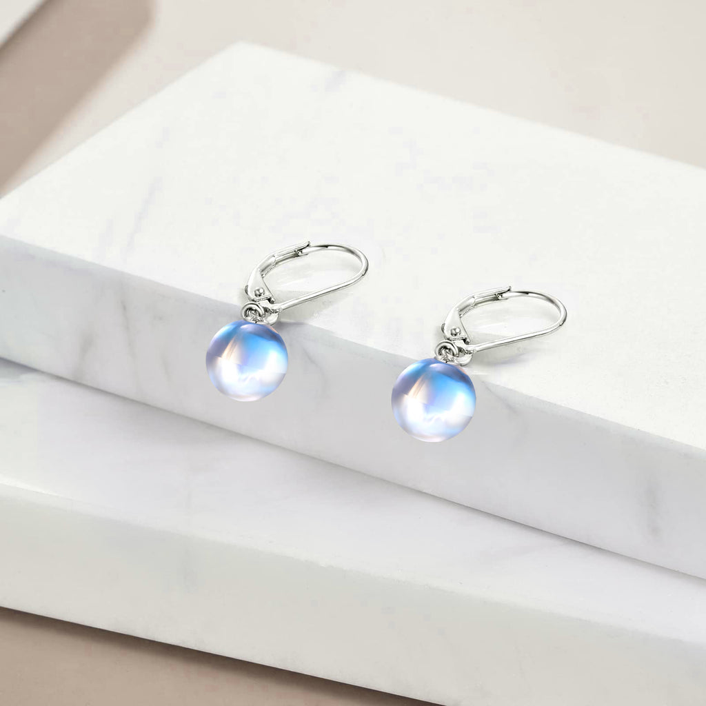 Moonlit Elegance – Moonstone Drop Earrings