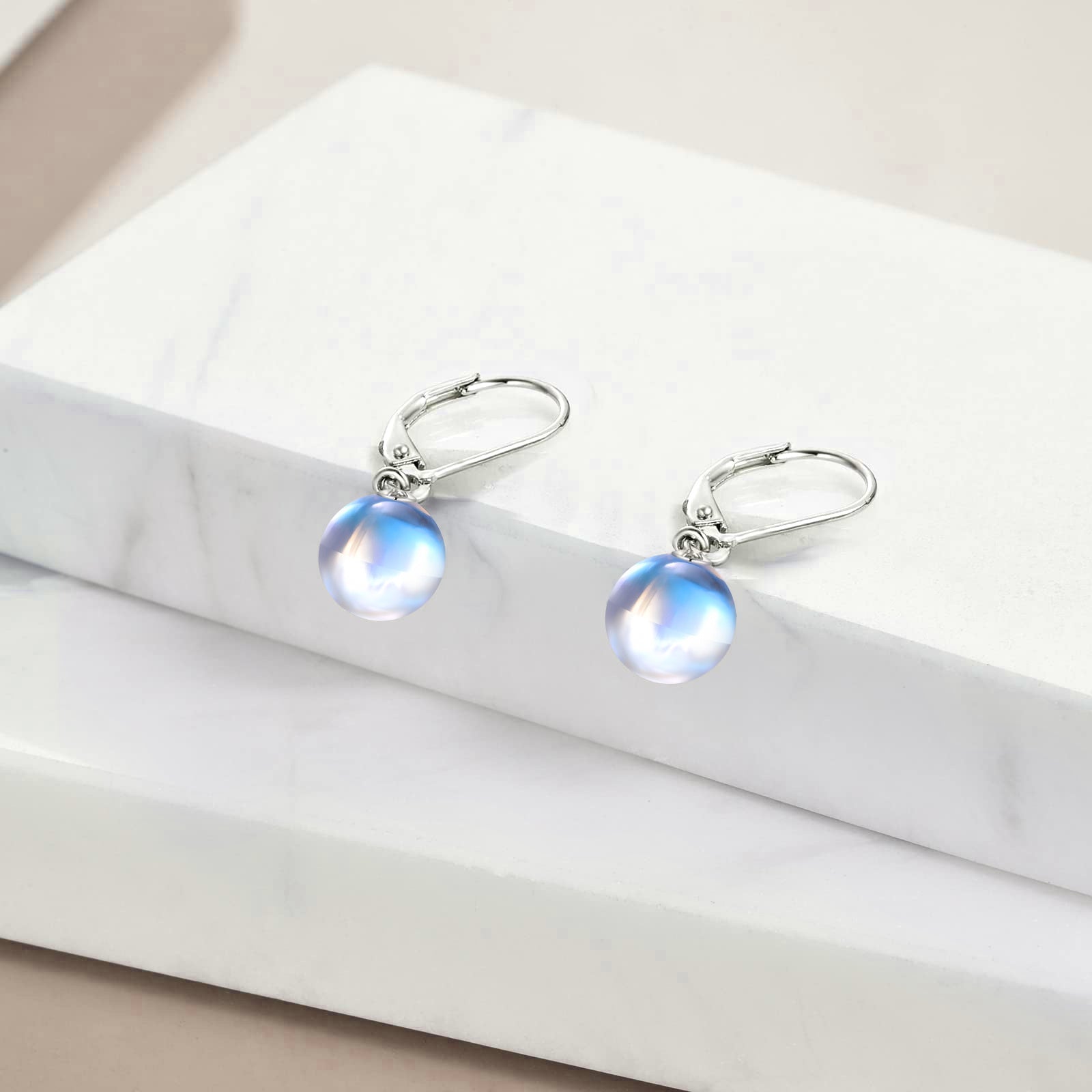 Moonlit Elegance – Moonstone Drop Earrings