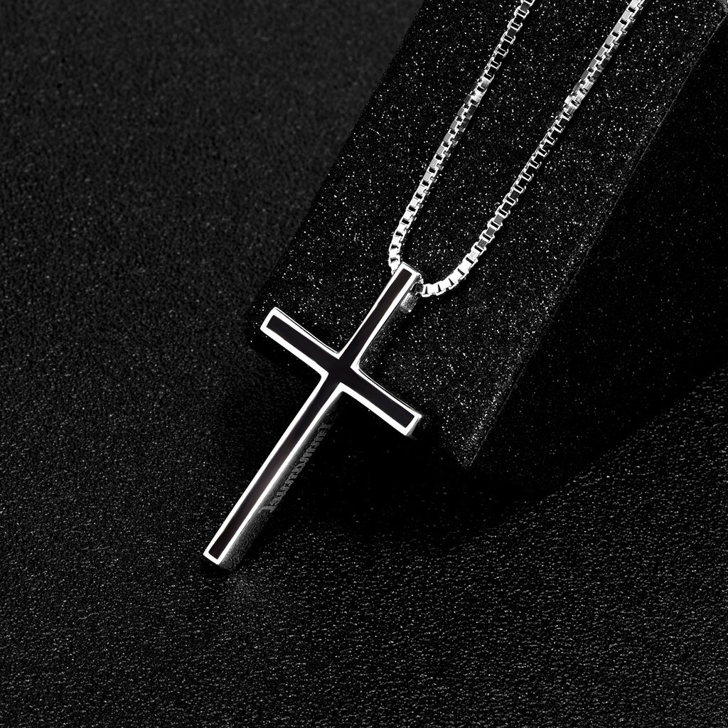 Strength in Faith – Sterling Silver Cross