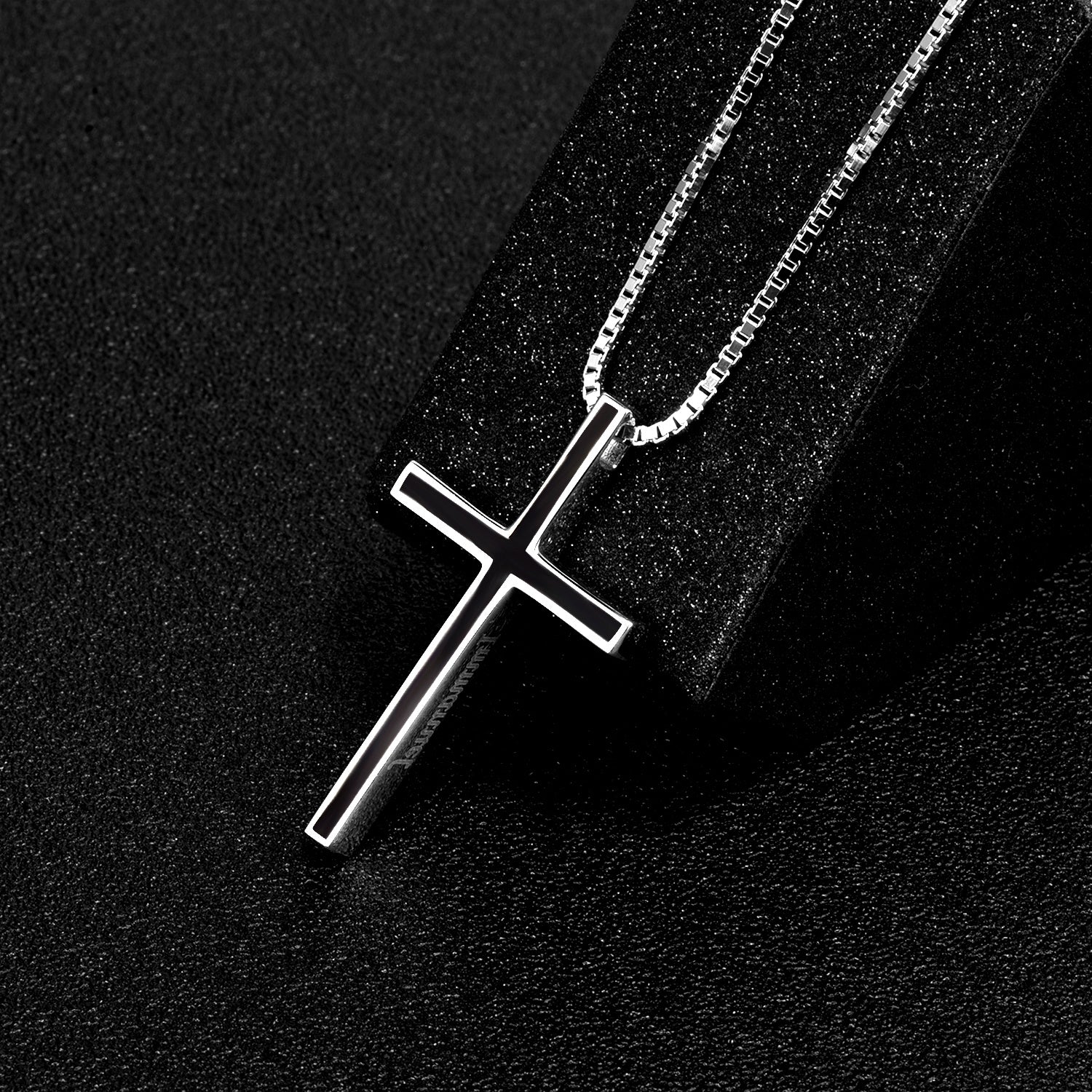 Strength in Faith – Sterling Silver Cross