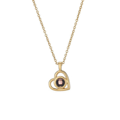 “I Love You” Projection Necklace – 100 Languages Nano Gift