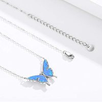 Spread Your Wings – Opal Butterfly Necklace