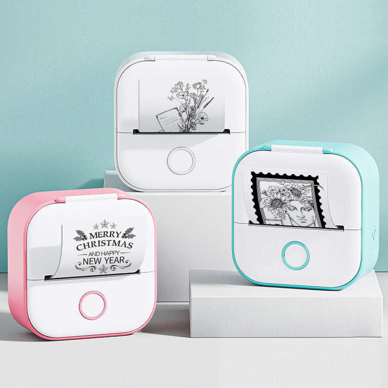 Mini Bluetooth Label Printer – Inkless, Portable & Fun