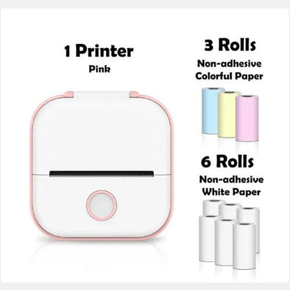 Mini Bluetooth Label Printer – Inkless, Portable & Fun