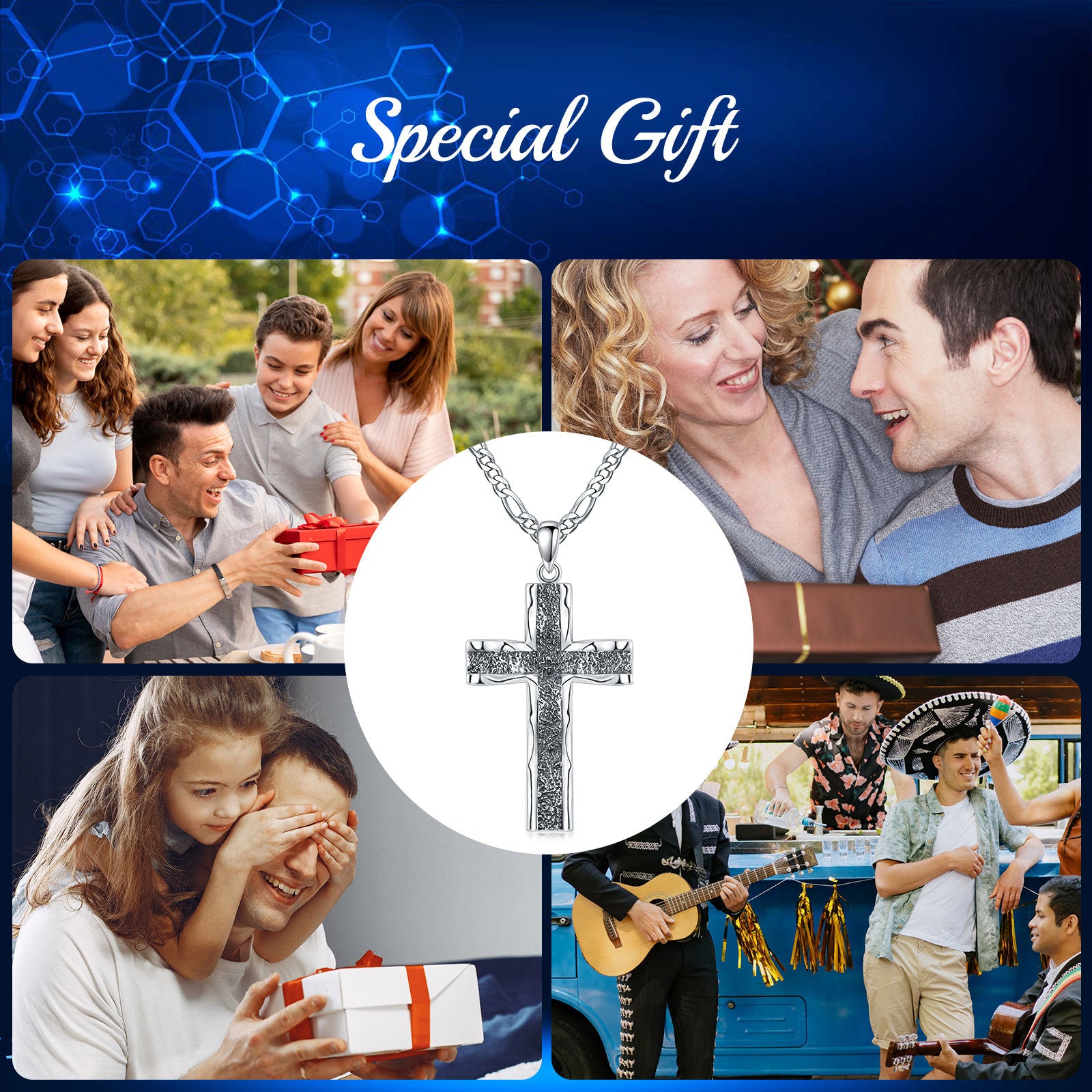 Walk in Faith – Sterling Silver Cross