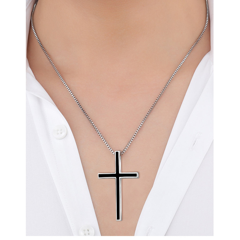 Strength in Faith – Sterling Silver Cross