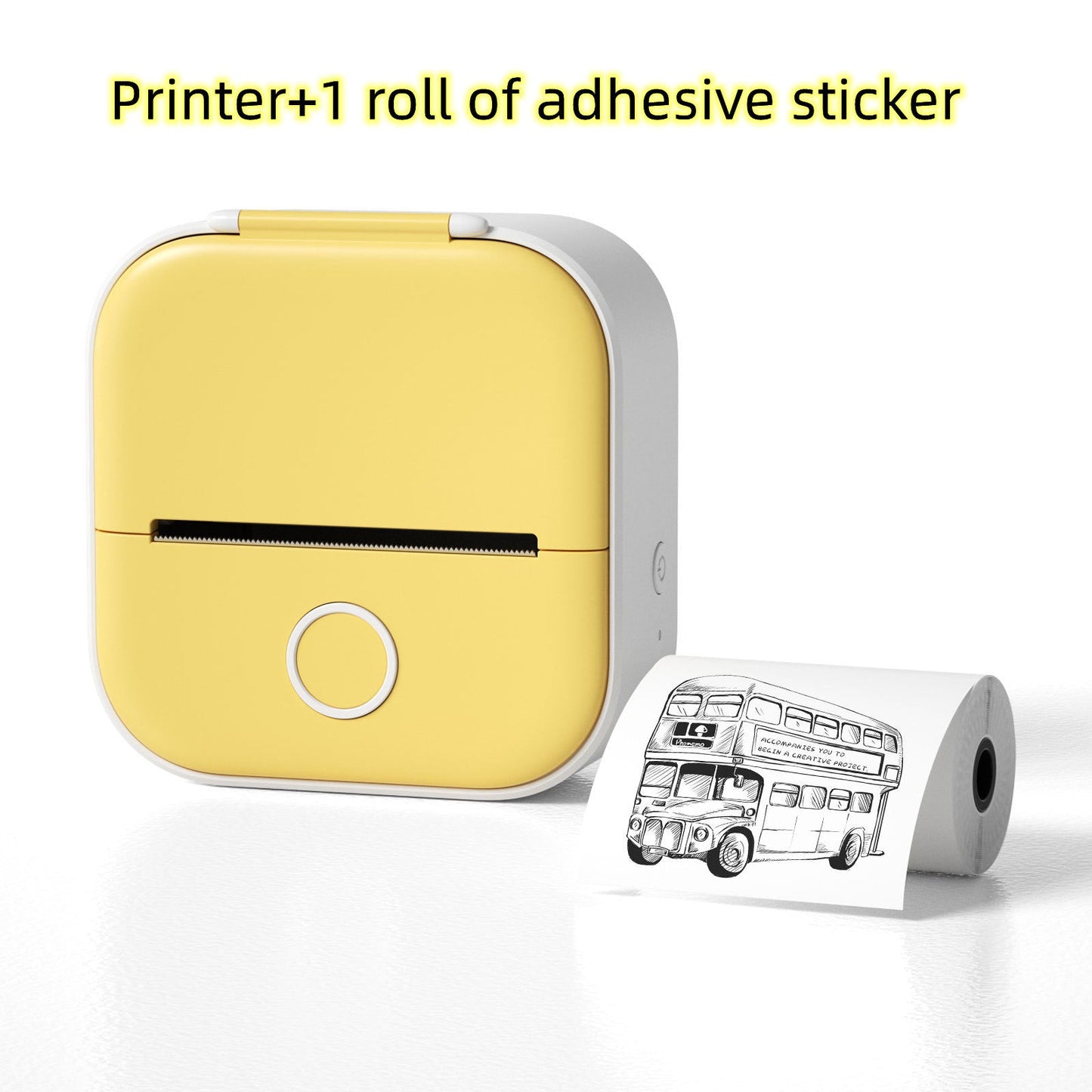 Mini Bluetooth Label Printer – Inkless, Portable & Fun