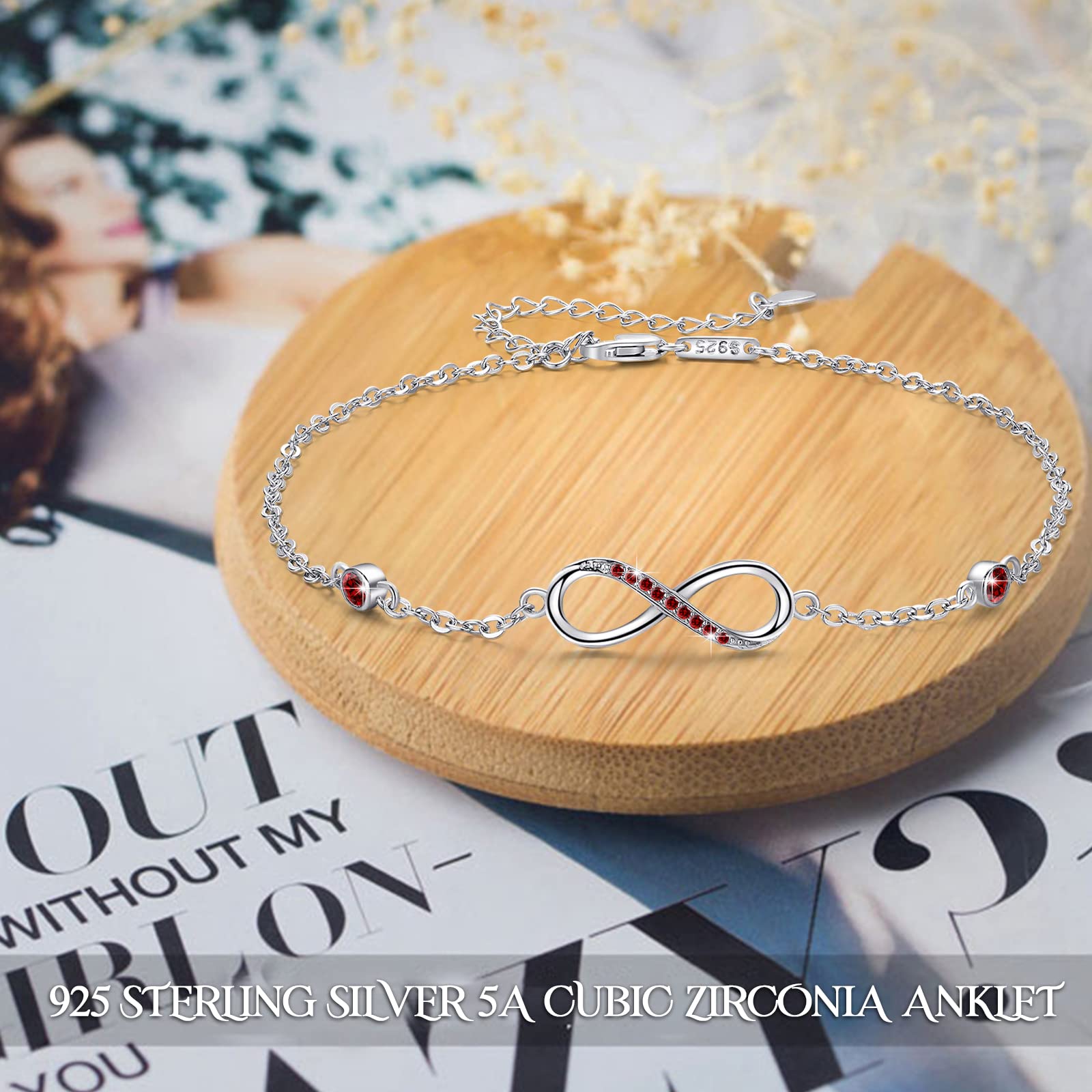 Endless Love – Infinity Heart Anklet